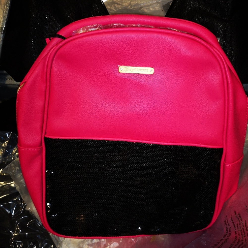 juicy couture glitter backpack